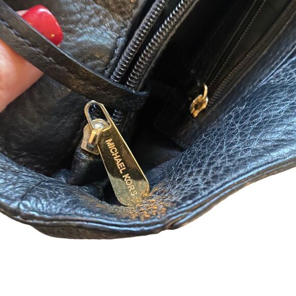 MICHAEL KORS Black Tote Leather Bag - Picture 5 of 6